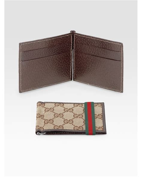 fake gucci money clip wallet|gucci men's wallet clearance.